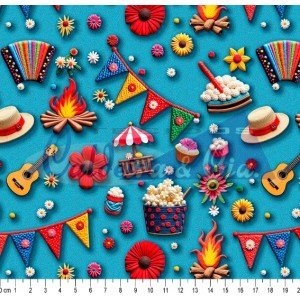 Festa Junina Cor 03 - (Est. Digital 3D) 